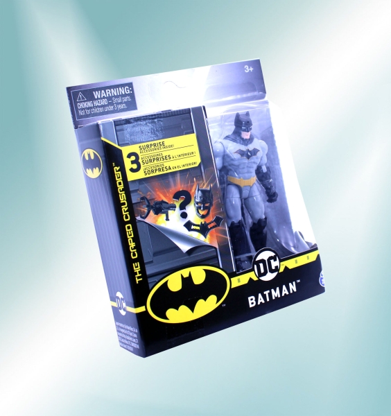 DC Comics Batman the caped crusader Actionfigur "grey/black outfit" von Spin Master